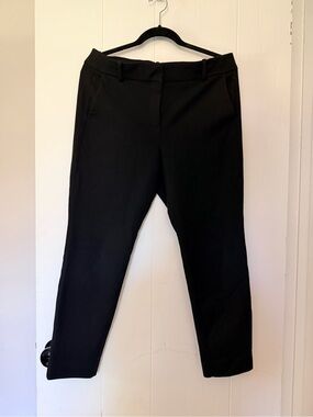 J. Crew Cameron Black Ankle Pants - Slim Cropped Trousers
